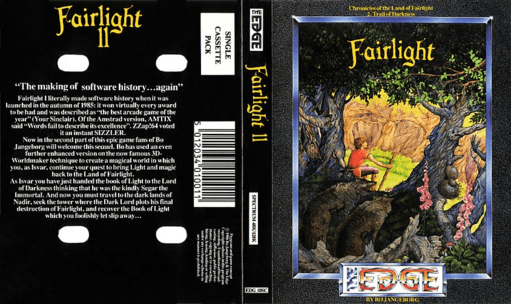 Fairlight II box art for ZX Spectrum